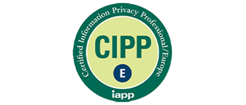 CIPP/E certification from the International Association of Privacy Professionals