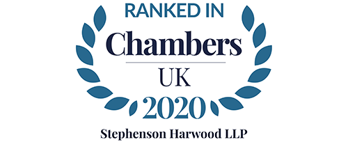 Chambers UK 2020 - Ranked in