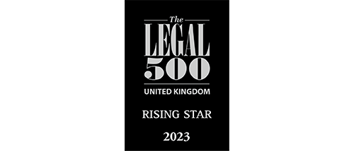 The Legal 500 UK 2023 - Rising star